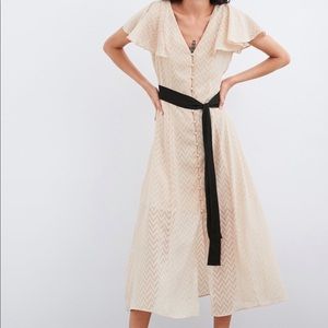 Zara Swiss dot dress